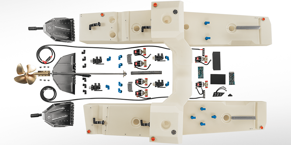 Illustration of Switchback ballast system